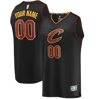 youth fanatics branded black cleveland cavaliers fast break-357